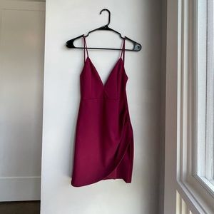 Em&Elle Burgundy Mini Dress Size: S